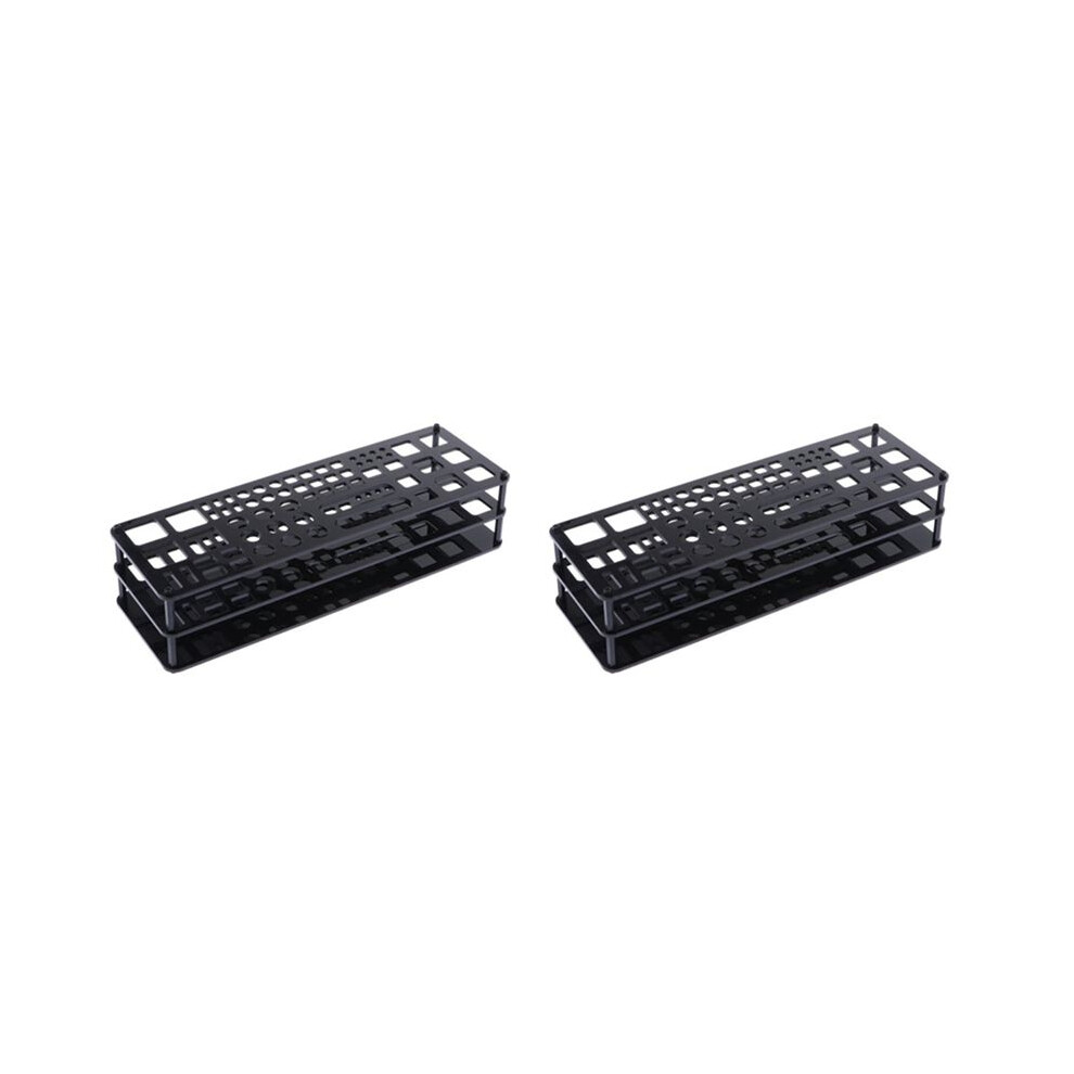 2X Screwdriver Storage Rack Holder Screwdriver Organizers for Hex  Screw Driver RC Tools Kit Organizers 63 Hole