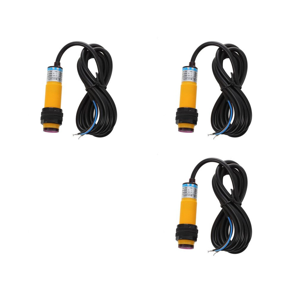3X 3 Wire 6-36V Pnp Ir Photoelectric Sensor 30Cm E18-B03p1 6034161315271