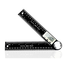 Hoekzoeker, Gradenboog, 2-in-1 Verstekzaag, Hoekmeter van ABS (200 mm), Zeer Nauwkeurige Verstekhoekmeter