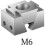 2X Ok Fixture Wedge M6 Expansion Machine Tabletop Adjustable Side Fixed Clamp Sculpture Carving Tool Model Figures 6