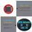 New 9-12V AC 12W NY-D08 Spot  Controller Pneumatic Color LCD Display Multi-Point Personalization 6