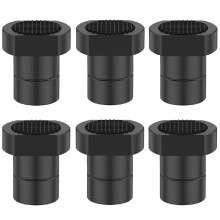 6 Stuks Werkbankhonden met Antislip Pads 3/4-Inch (20 mm) Werkbankhondgataccessoires voor Houtbewerking en MFT-Stops