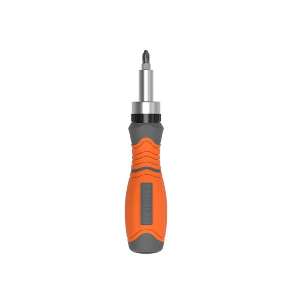 11 In 1 Ratchet Screwdriver Hidden Screwdriver Multi Angle Corner Capable Multifunctional Screwdriver Tool Orange 6031094911860