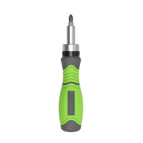 11 in 1 Ratchet Screwdriver Hidden Screwdriver  Multi Angle Corner Capable Multifunctional Screwdriver Tool Green