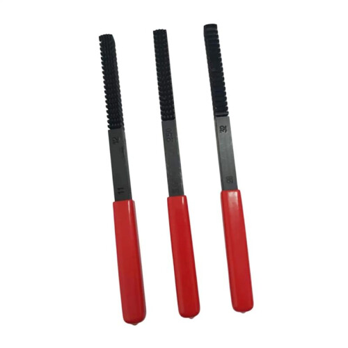 Thread File High Hardness Thread Restorer File Portable Multipurpose Metric Thread Repair File for Stud Bolt Screw Pipe