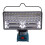 Luz de Trabalho de 8 Polegadas, Lanterna LED Sem Fio para , 18 V 14 V, USB Duplo, Íon de Lítio, Luzes Arquitetônicas Portáteis para Acampamento 1