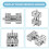 Bench Pliers Aluminium Alloy Vise Fixture Multi-Function Clamp Model Making Fixed Jig DIY Crafts Remodeling Vise Tool 7