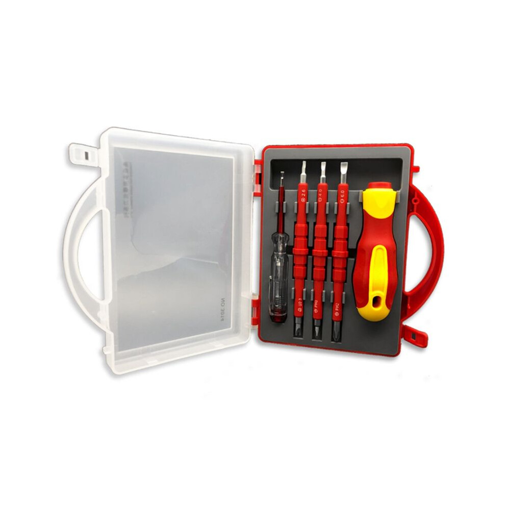 5 In 1 Insulated Multifunctional Dual Purpose Screwdriver With Magnetic Electrician Insulated Screwdriver Tool Set 6033381138141