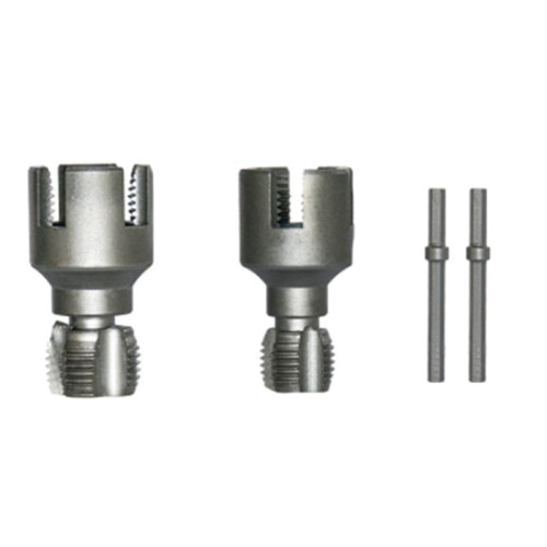 Integrated Internal External Pipe Threading Tool,Pipe Thread Cutting Tool for Plastic PPR Pipe Tap Die Set (1/2in+3/4in)