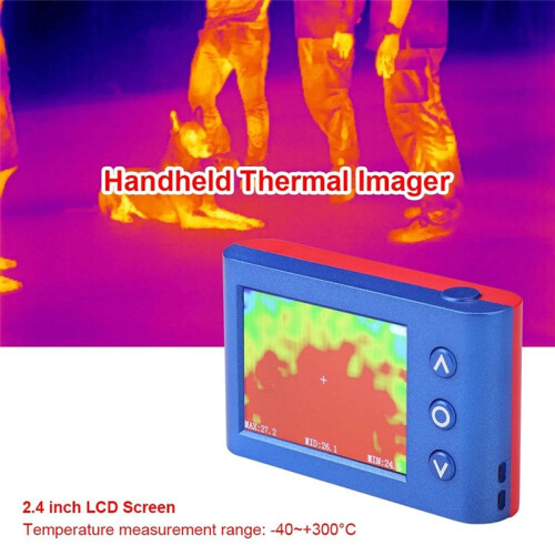 Câmera Termográfica Infravermelha com Tela LCD de 2,4 Polegadas, 8 Hz, USB, Câmera Termográfica Portátil, 320x240, Câmera Termográfica 1