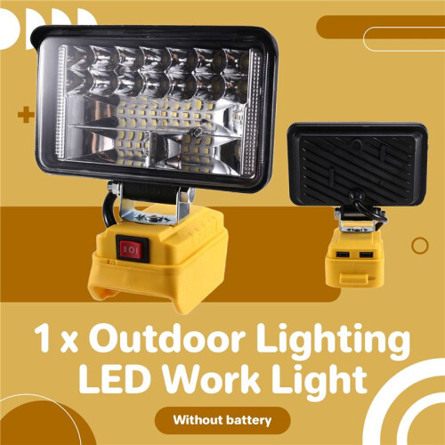 Outdoor Lighting LED Work Light 15W LED Floodlight for  18v Battery 1