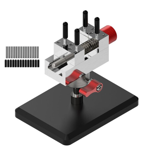 Slide Rail Precision Stainless Steel Clamps Bench Vise 45 Adjustable Model Making Tools for Modeling Bench