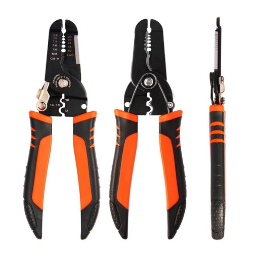 Wire Stripper,3-Rd Generation Wire Strippers or Crimping Tool,5-in-1 Wire Crimper or Cutter,Multi-Function Hand Tools 2