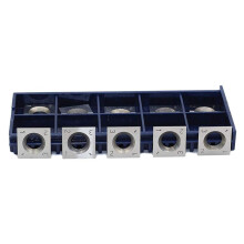 50Pcs 14mm Square Straight Carbide Cutter Insert with 50Pcs M610mm Screws for Wood Working Spiral