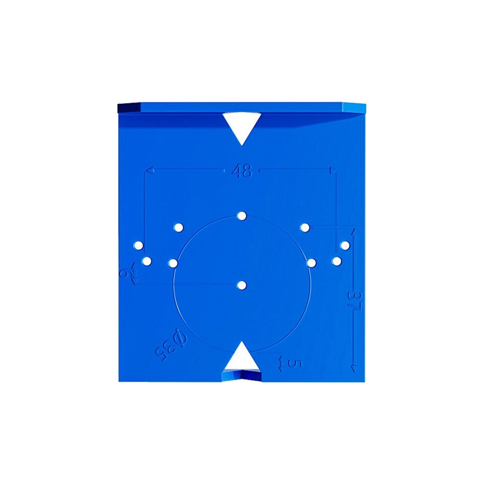 Hidden Hinge Fixture - Precise Locking Hinge Drilling Guide Hole Punch Locator Woodworking Tool 6033875157894