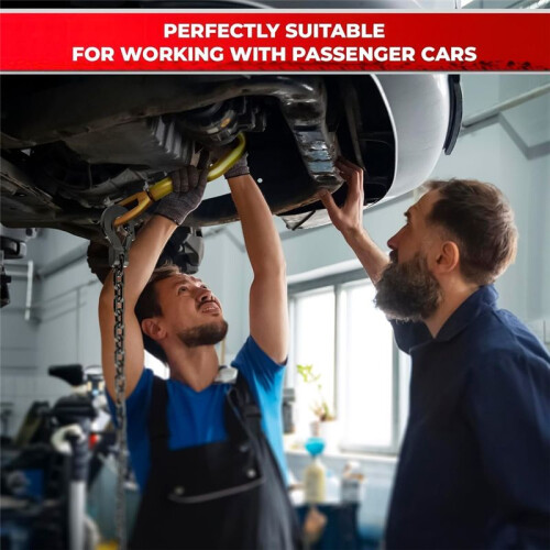 Car Frame Puller Hook, Auto Body Pulling Tools Machine Clamps,2000kg Carrying Capacity,Rust-Free,Durable 2