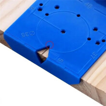 Hidden Hinge Fixture - Precise Locking Hinge Drilling Guide Hole Punch Locator Woodworking Tool