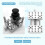 Bench Pliers Aluminium Alloy Vise Fixture Multi-Function Clamp Model Making Fixed Jig DIY Crafts Remodeling Vise Tool 1