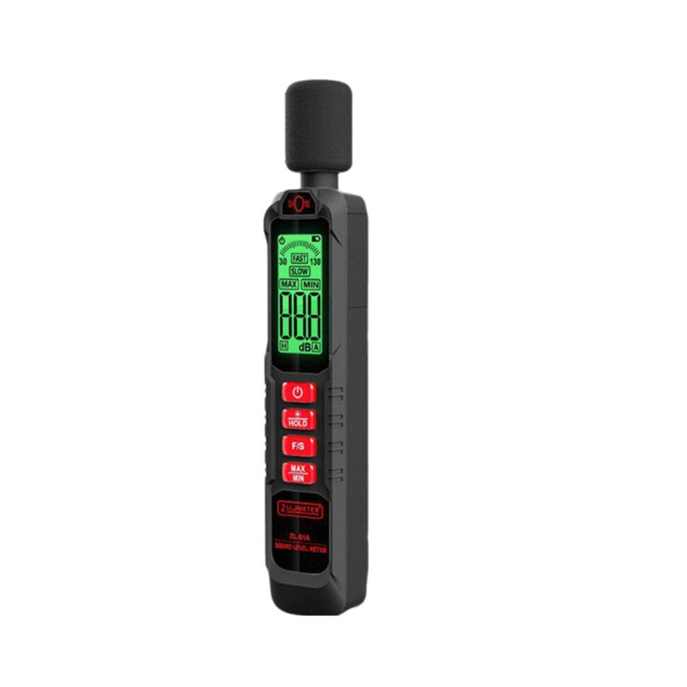 Zlljmeter Zl81a Digital Handheld Decibel Meter Tester Sound Level Meter Noise Meter 30-130Db Audio Sound Measuring Device 6034088866986
