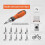 11 in 1 Ratchet Screwdriver Hidden Screwdriver  Multi Angle Corner Capable Multifunctional Screwdriver Tool Green 6
