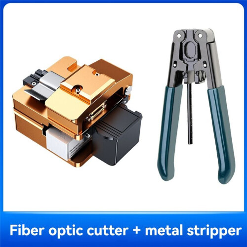 Fiber Optic Cleaver Fiber Optic Cable Stripper High Precision Fiber Cold Connection Cutter for 0.25/0.9/3.0mm Cables 1