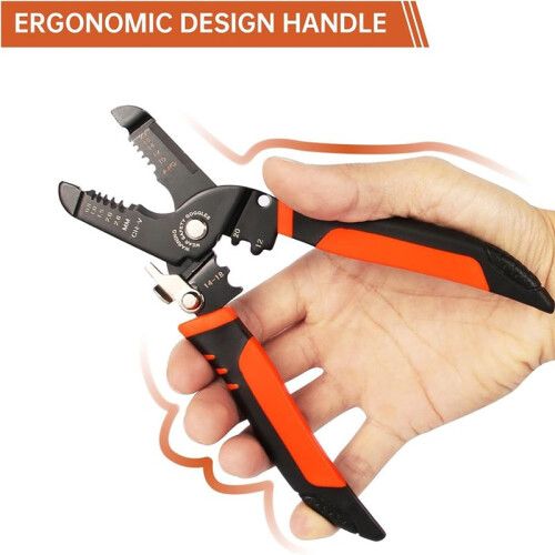 Wire Stripper,3-Rd Generation Wire Strippers or Crimping Tool,5-in-1 Wire Crimper or Cutter,Multi-Function Hand Tools 2