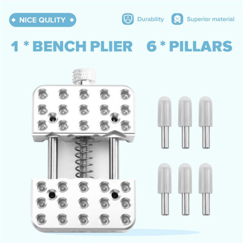 Bench Pliers Aluminium Alloy Vise Fixture Multi-Function Clamp Model Making Fixed Jig DIY Crafts Remodeling Vise Tool 2