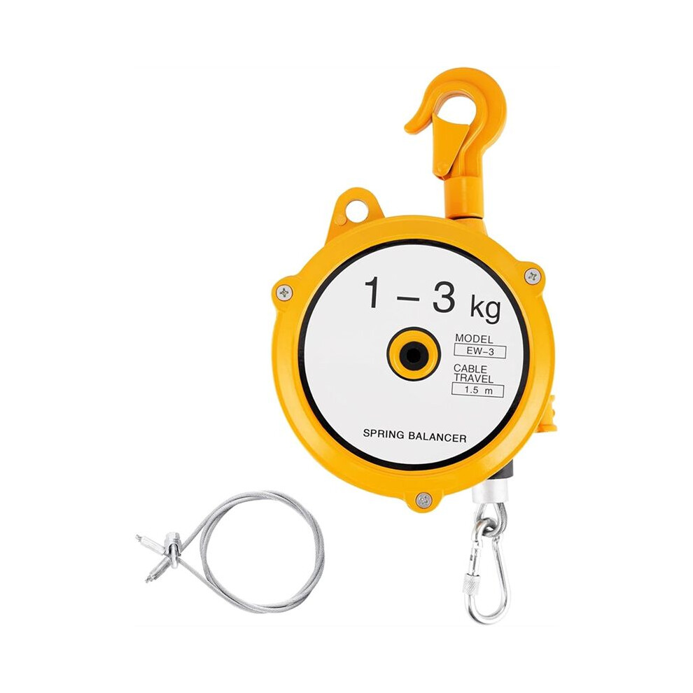 Spring Balancer, 2-7Lbs(1-3Kg) Retractable Balancer,Retractable Spring Tool Hanging Holding Equipment 6031487765377