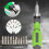 11 in 1 Ratchet Screwdriver Hidden Screwdriver  Multi Angle Corner Capable Multifunctional Screwdriver Tool Green 2
