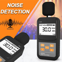 Digital Sound Level Meter Handheld SPL Meter,30-130DB Audio Noise Measure, Larger Backlit LCD Display for Home Factorie