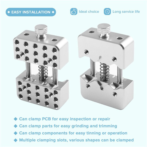 Bench Pliers Aluminium Alloy Vise Fixture Multi-Function Clamp Model Making Fixed Jig DIY Crafts Remodeling Vise Tool 2