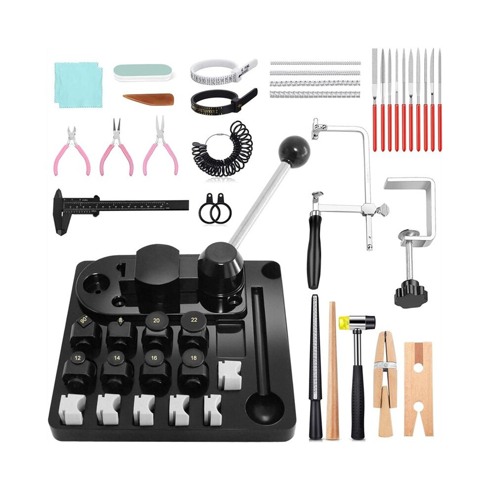 Ring Bender,Ring Bending Tool Set For Spoon Heavy Duty With Jewelry Spoon Making Tool,Multi-Functional Diy Maker Machine 6033792915614