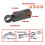 Coax Cable Crimper Tool Kit with 20pcs F Type RG59 RG6 Compression Connectors Coaxial Cable Compression Tool Kit 2