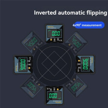 360 Reversible Electronic Digital Level Inclinometer Angle Gauge Protractor Level Ruler Tool for Precision Measurement