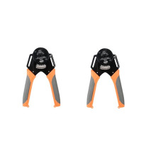 IWISS 2pcs Closed Crimper 4 Way Indent,8 Impression Type for Deutsch Solid Contacts Gage 16, IWD-16
