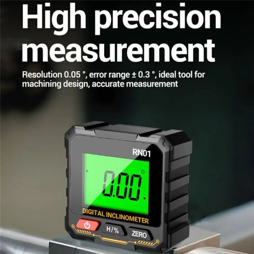 Multi-Functional Digital Display Inclinometer High Precision Magnetic Inclinometer Box Slope Angle Measurement Ruler 2