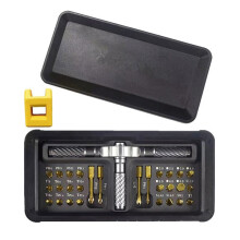 30-in-1 Magnetic Ratchet Screwdriver Set,DIY Magnetic Compact and Portable Ratchet Screwdriver,for Furniture Computer