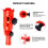 Multi-Angle Paint Brush Extender for High Ceiling,Extension Pole Attachment Holder for Paint Brush,Roller, Scraper 7