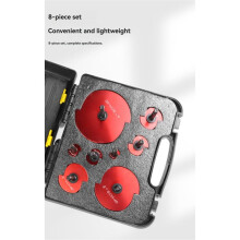 8Pcs Pvc Pipe Reamer Kit,Pipe Fitting Tool:1/2In,3/4In,1In,1-1/4In,1-1/2In,2In,3In,4In Aluminum ,PVC Fitting Saver