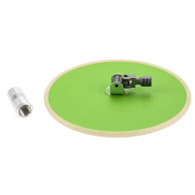 Drywall Pole Sander 9"" Radial Round for Painting Prep Aluminum Alloy Hook and Loop Replacement Sander, Wall Polishing
