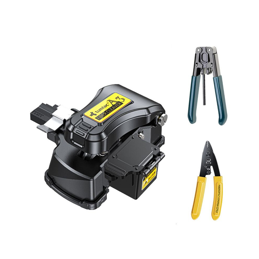 Saivxian A3 Tumtec One-Step Knife Optical Fiber Cutter With Scrap Box Fiber Optic Cleaver Cutting Cold Fusion, Hot Melting 6031969047991