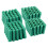 Mounting Screws Green 6 mm Non-Slip Plastic Dowel 200 Pieces 2