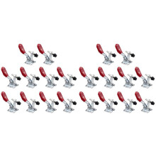 20 Pcs Red Toggle Clamp GH-201A 27Kg Quick Release Tool Horizontal Clamps Hand New Heavy Duty Tooling Accessory