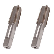 2Pc 1/4 Pouce - Outil de Coupe de Filetage de Filetage de Vis En MÉTal de Vitesse de Filetage En Acier À Vitesse de 18 Npt Filetant Des Outils