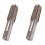 2Pc 1/4 Inch - 18 Npt High Speed Steel Taper Pipe Tap Metal Screw Thread Cutting Tool Threading Hand Tools 1