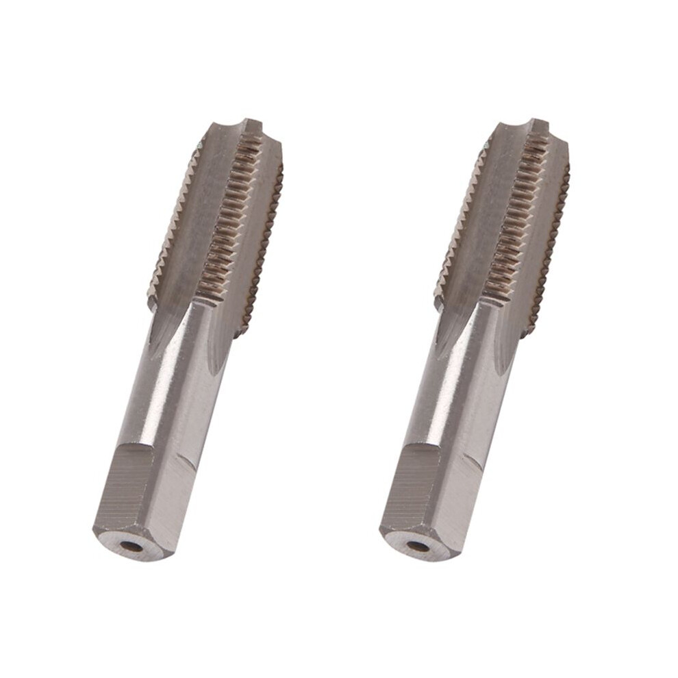 2Pc 1/4 Inch - 18 Npt High Speed Steel Taper Pipe Tap Metal Screw Thread Cutting Tool Threading Hand Tools 6032651089572