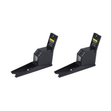 2pcs 200cm Stadiometer Black Wall Mounted Height Meter Growth Ruler cm Metric Tape Measures