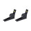 2pcs 200cm Stadiometer Black Wall Mounted Height Meter Growth Ruler cm Metric Tape Measures 1