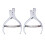 2X Garment Seam Pattern Notcher Pro Designer Tailors Steel Sewing Pliers Punch Maker Pattern Hole Notches Punch Tools 1