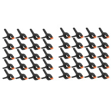 40 Pcs Strong Gripper,Nylon Spring Clamps Clips Traceless Clamps for Home Improvement,Wood Working,Photography Studios